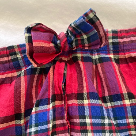 Crewcuts plaid blouse with bow detail - Picture 2 of 5